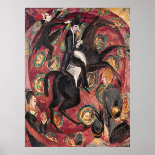 Kirchner Circus Rider Expressionist Fine Art Poster