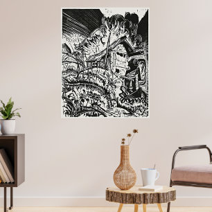 Kirchner Edge: Mountain House Print