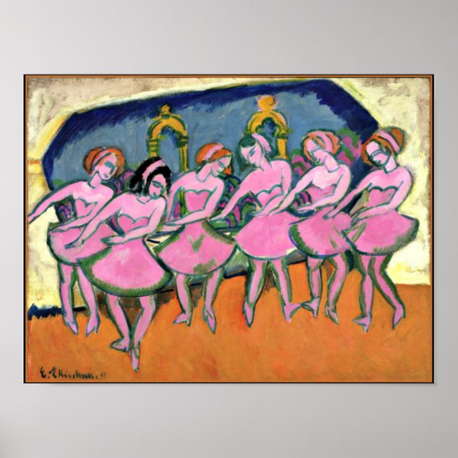 Kirchner - Six Dancers Poster (Front)