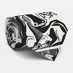 Kirchner's The Large Cow Lying Down - Art Neck Tie