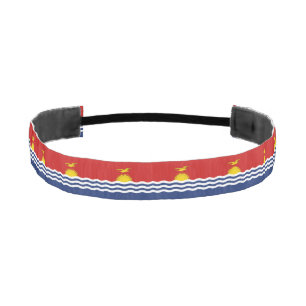 Kiribati Flag Athletic Headband