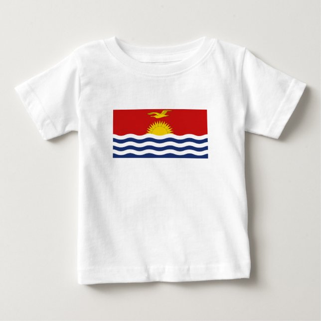 Kiribati Flag Baby T-Shirt (Front)