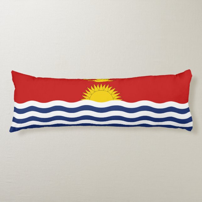 Kiribati Flag Body Pillow (Front)