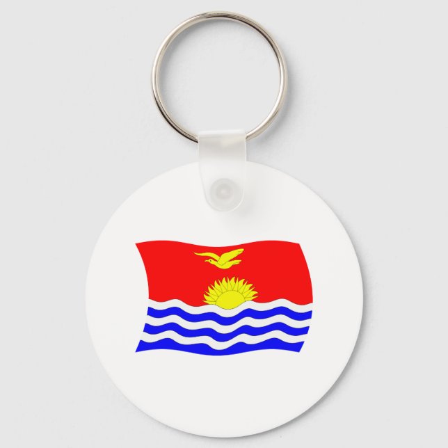 Kiribati Flag Keychain (Front)