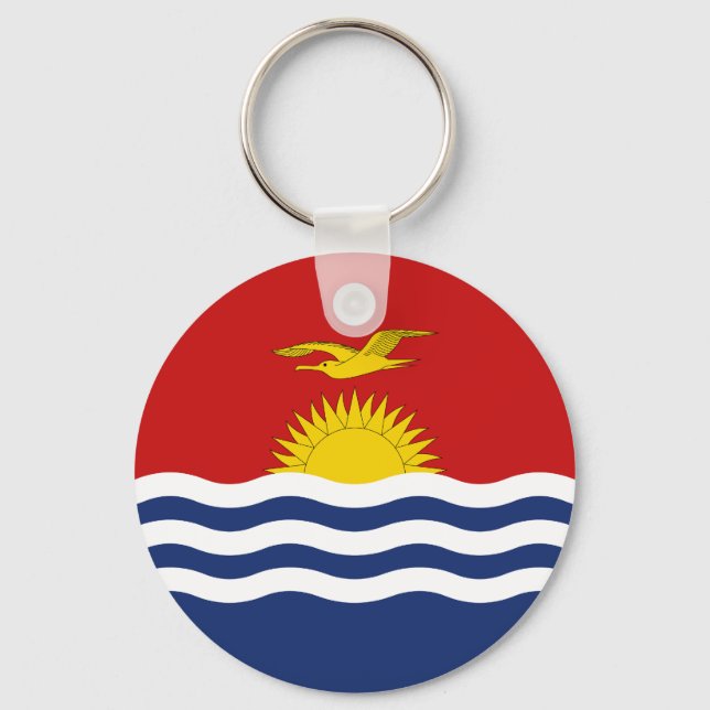 Kiribati Flag Keychain (Front)