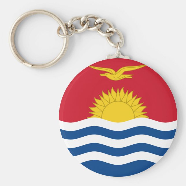Kiribati Flag Keychain (Front)