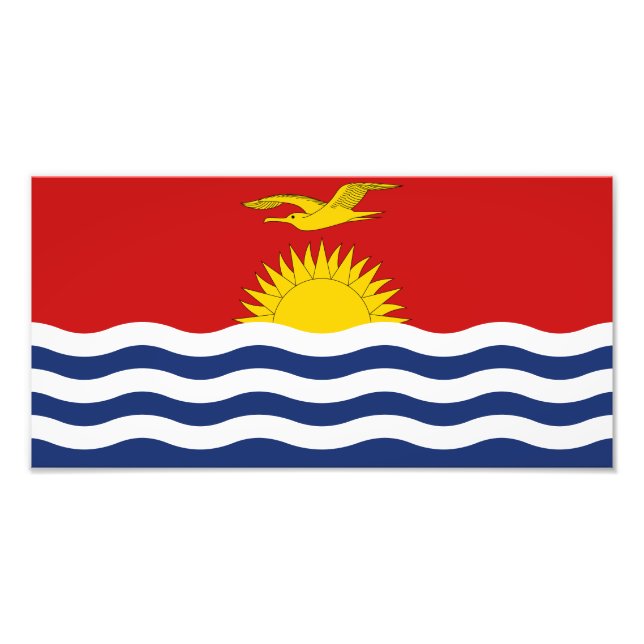 Kiribati Flag Photo Print (Front)