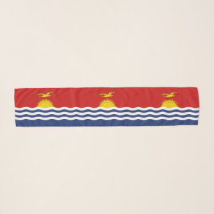 Kiribati Flag Scarf