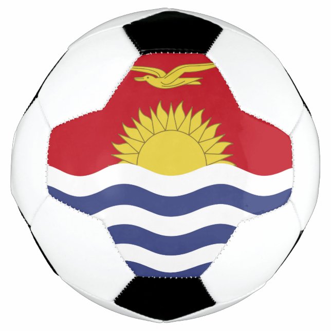 Kiribati flag soccer ball (Front)