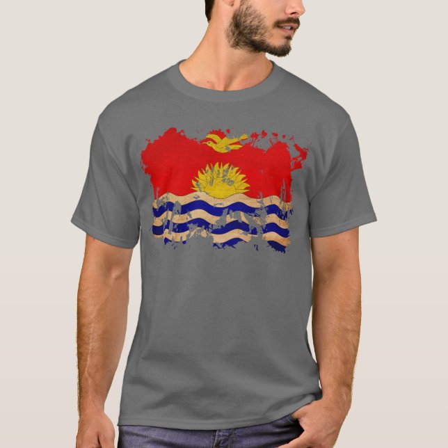 Kiribati Flag T-Shirt (Front)