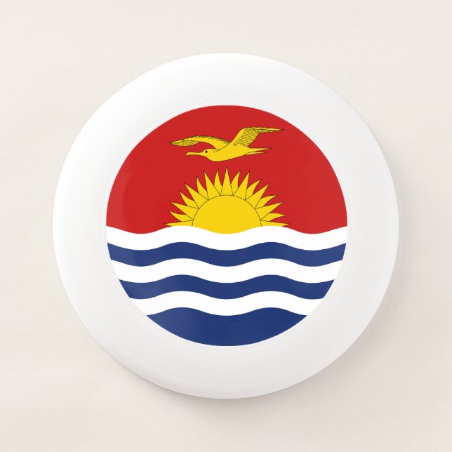 Kiribati Flag Wham-O Frisbee (Front)