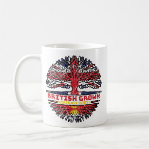 Kiribati I-Kiribati British UK Tree Roots Flag Coffee Mug
