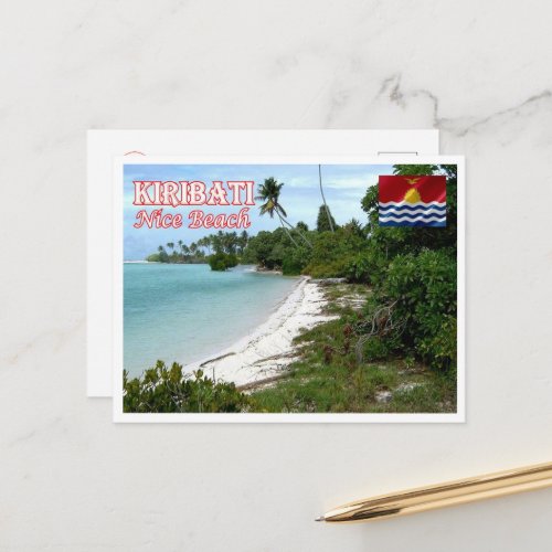 Kiribati _ Nice Beach _ Postcard