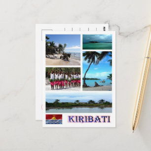 Kiribati - Oceania - Mosaic - Postcard