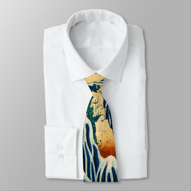 KIRIFURI WATER FALLS NECK TIE (Tied)