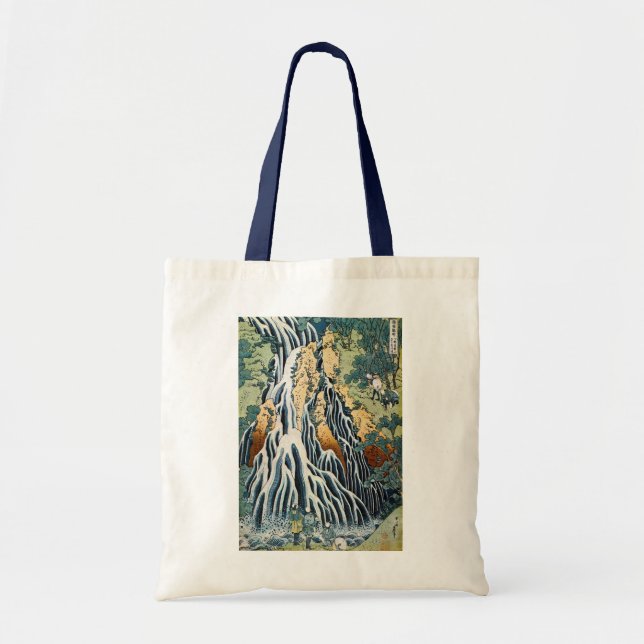 Kirifuri Waterfall, Hokusai Tote Bag (Front)
