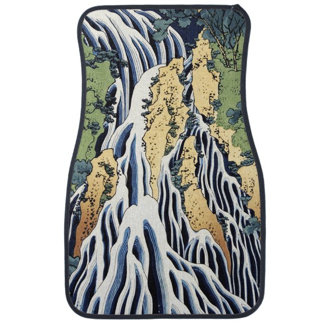 Kirifuri waterfall near Kurokami mountain Housai   Car Floor Mat (Front)