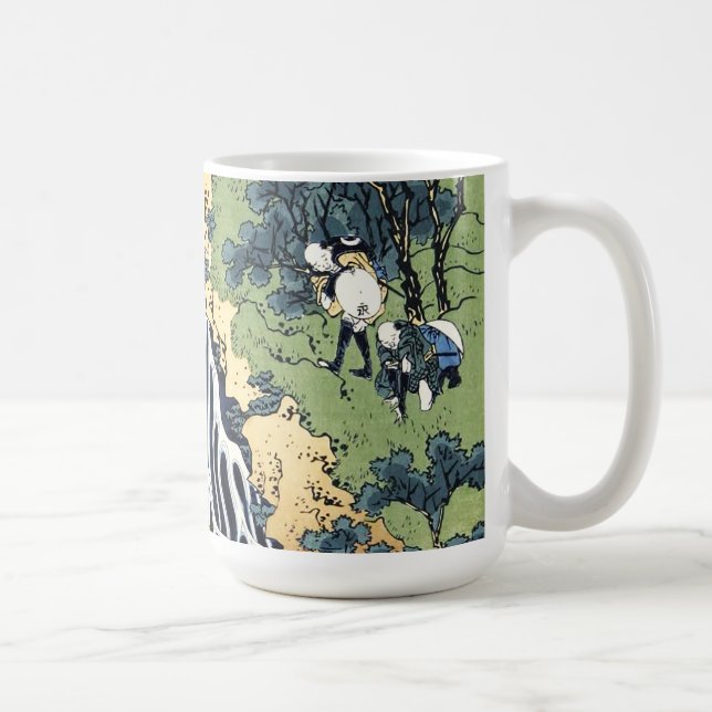 Kirifuri waterfall near Kurokami mountain Housai   Coffee Mug (Right)