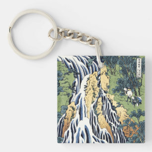 Kirifuri waterfall near Kurokami mountain Housai  Keychain
