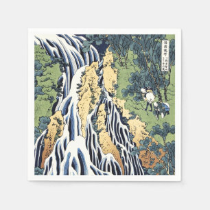 Kirifuri waterfall near Kurokami mountain Housai Napkins