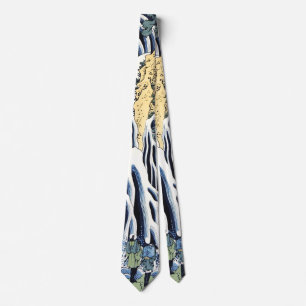 Kirifuri waterfall near Kurokami mountain Housai   Neck Tie