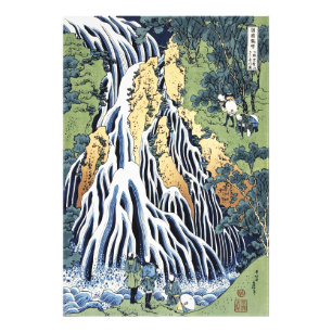 Kirifuri waterfall near Kurokami mountain Housai Photo Print