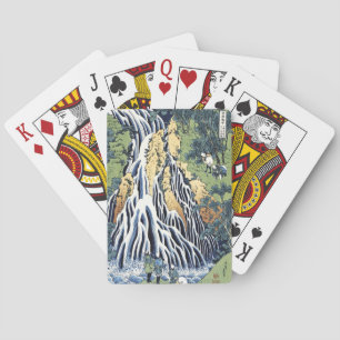 Kirifuri waterfall near Kurokami mountain Housai Poker Cards