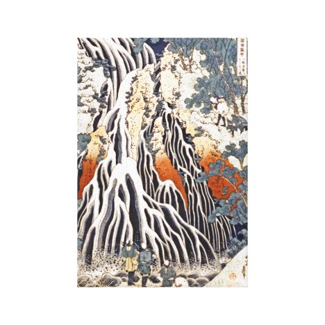 Kirifuri Waterfall on Mount Kurokami in Shimotsuke Canvas Print