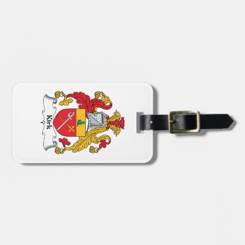 Kirk Family Crest Luggage Tag