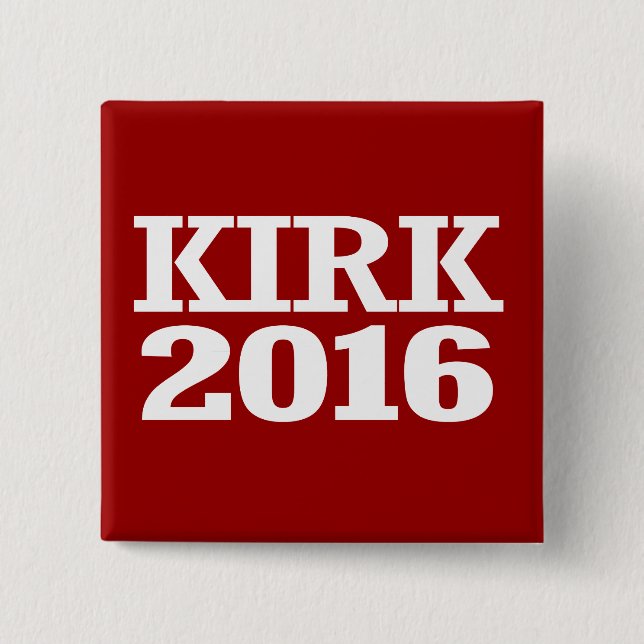Kirk - Mark Kirk 2016 Pinback Button (Front)