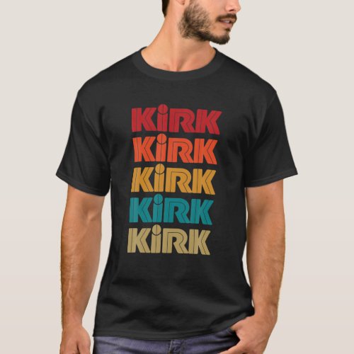 Kirk Surname Matching Family Name T_Shirt