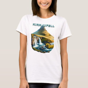 Kirkjufell mountain and falls Iceland T-Shirt