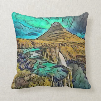 Kirkjufell Throw Pillow