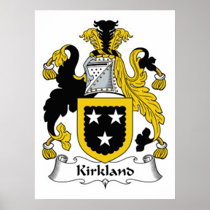Kirkland Family Crest Poster