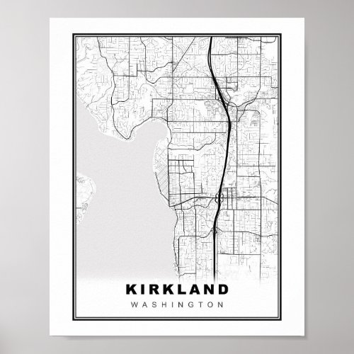 Kirkland Map Poster