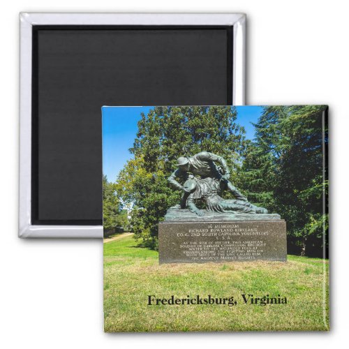 Kirkland Monument in the Fredericksburg Battlefiel Magnet