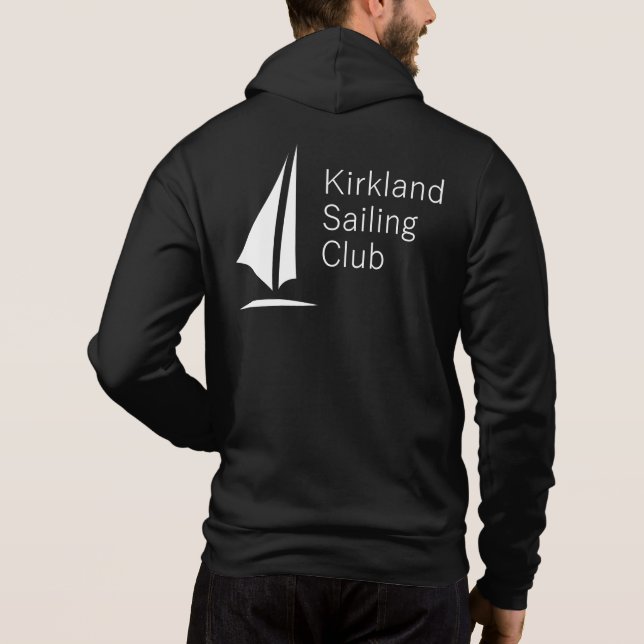 Kirkland Sailing Club Logo Hoodie (Back)