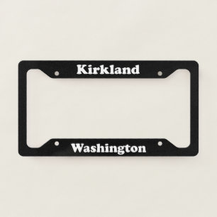 Kirkland WA License Plate Frame