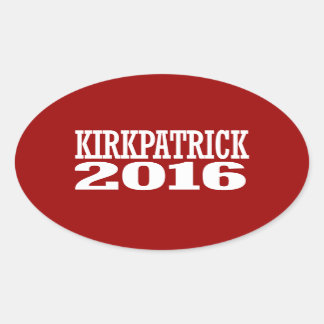 Kirkpatrick - Ann Kirkpatrick 2016 Oval Sticker