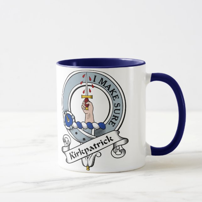 Kirkpatrick Clan Badge Mug (Right)