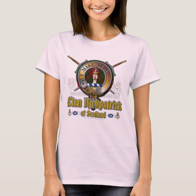 Kirkpatrick Clan Badge T-Shirt (Front)