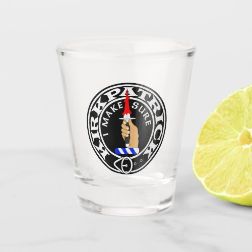 Kirkpatrick Crest Shot Glass