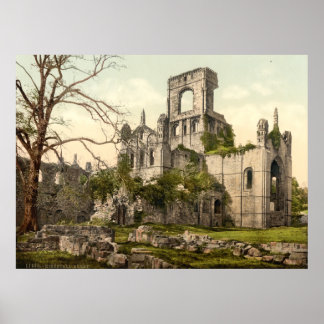 Kirkstall Abbey, Leeds, Yorkshire, England Poster