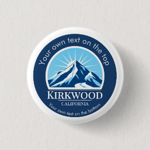 Kirkwood California ski resort Button