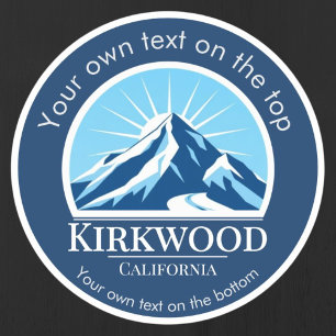 Kirkwood California ski resort Sticker
