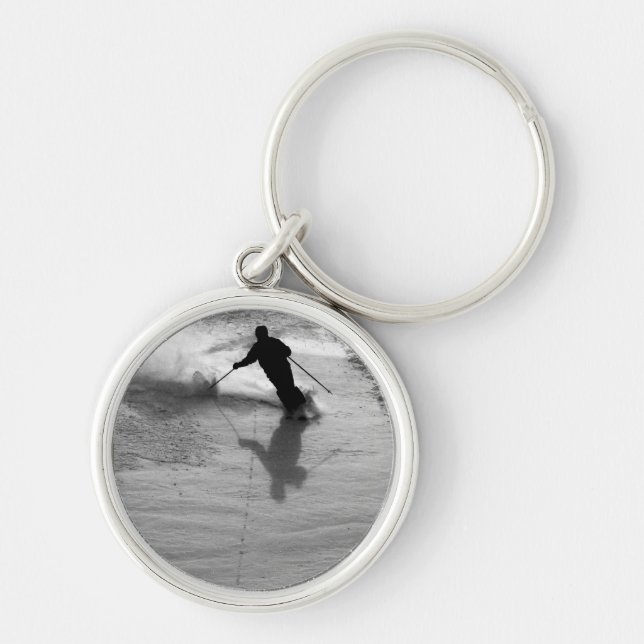 kirkwood powder skiing keychain (Front)