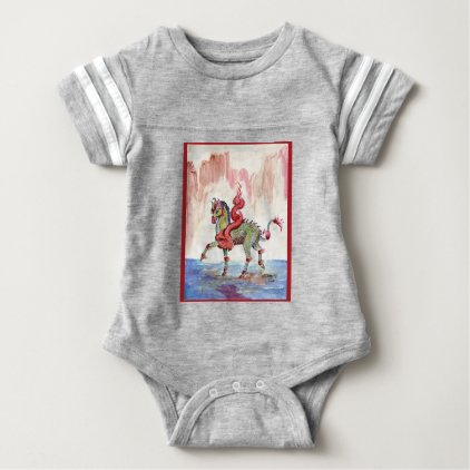 Kir&#39;rin Ki&#39;lin Dragon Unicorn Fairy Horse Baby Bodysuit