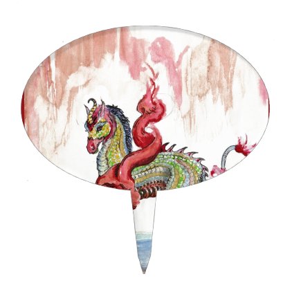 Kir'rin Ki'lin Dragon Unicorn Fairy Horse Cake Topper