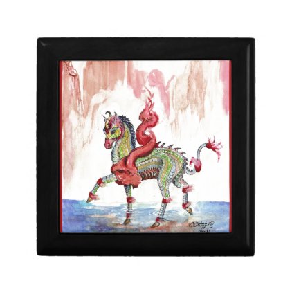 Kir'rin Ki'lin Dragon Unicorn Fairy Horse Keepsake Box