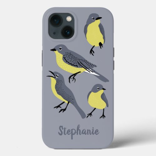 Kirtlands Warblers Bird Lovers Personalized iPhone 13 Case
